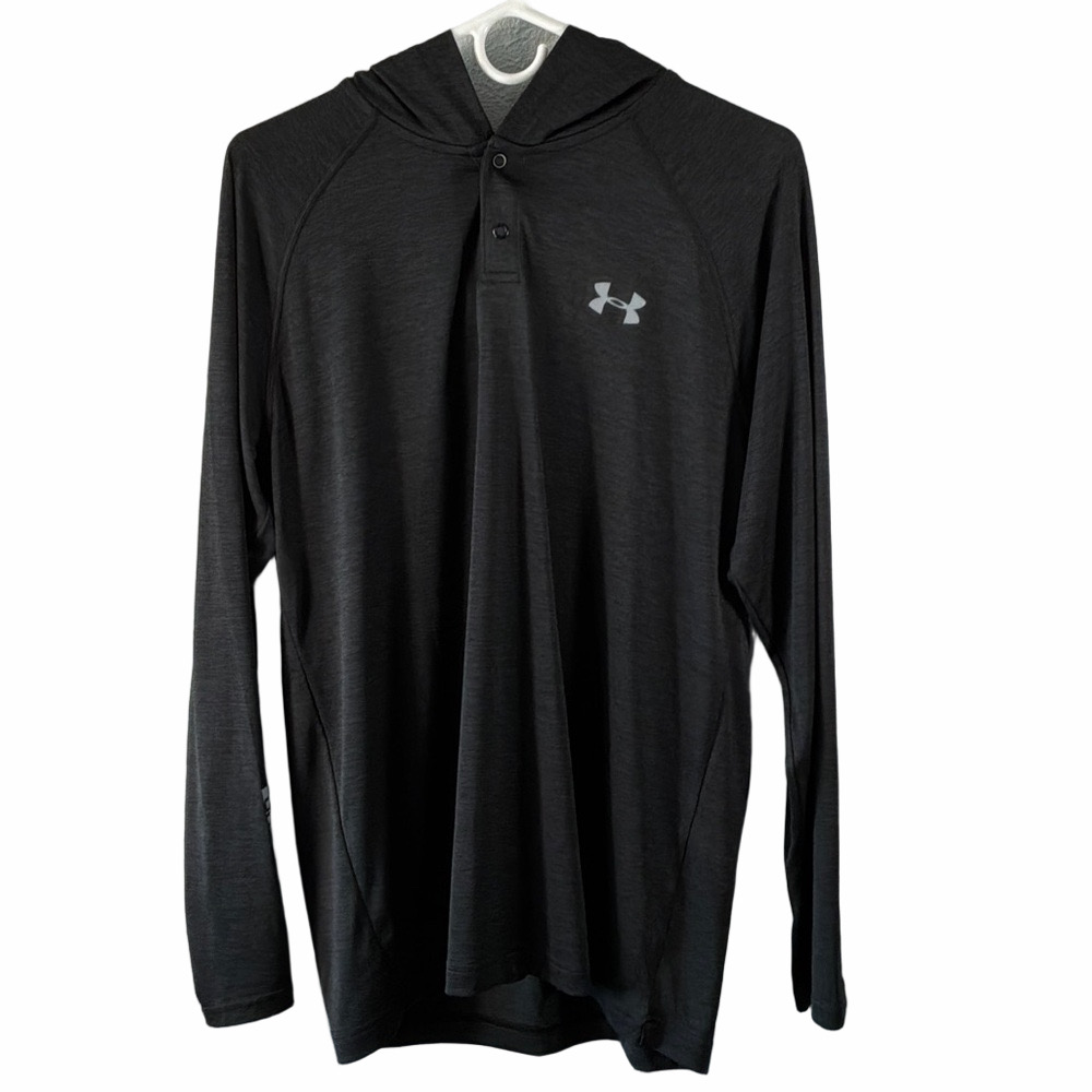 Under Armour Charcoal Long Sleeve Pullover with Hood